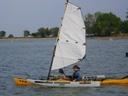 Nomadic Express, Kayak Trimaran Kit  (11 ft Mast + Sail)